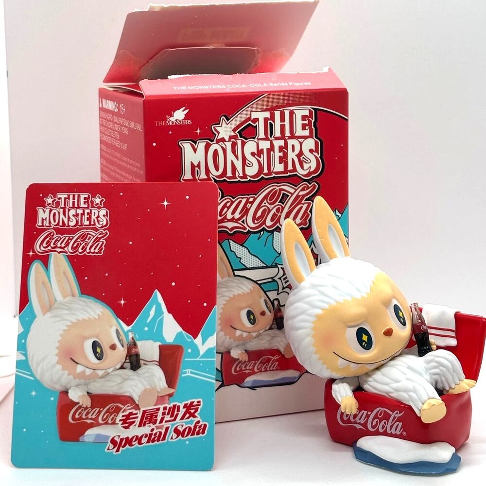 Authentic Pop Mart The Monsters Labubu X Coca-Cola, Special Sofa Figure - New